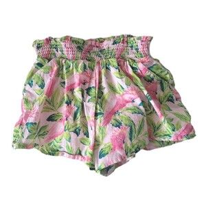 Janie and Jack Girls Jungle Print Lined Shorts Size 4